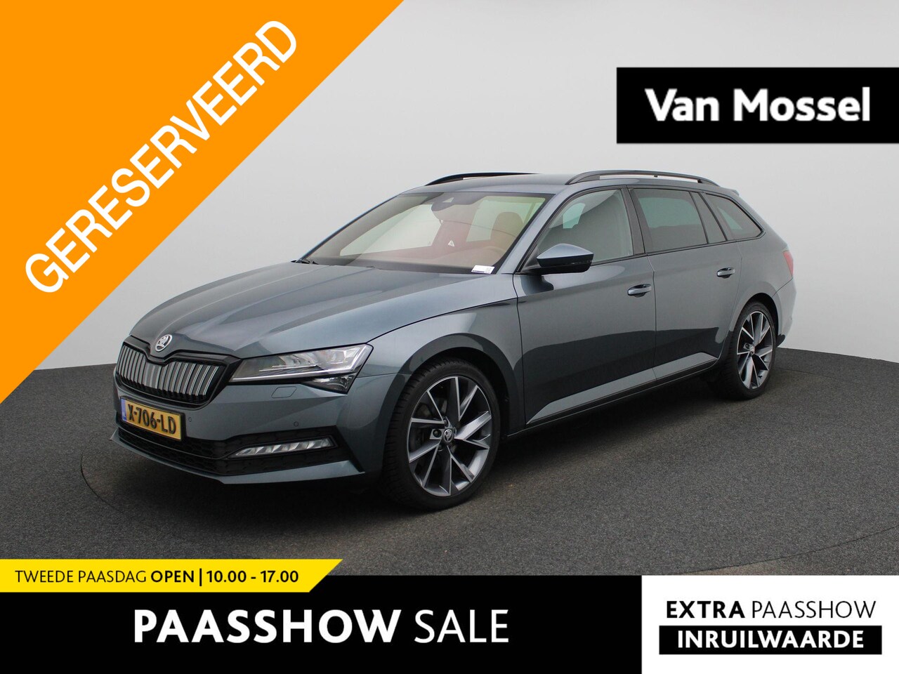 Skoda Superb Combi - 1.4 TSI iV Sportline Business | Automaat | Apple Carplay/Android Auto | Stoelverwarming Vo - AutoWereld.nl