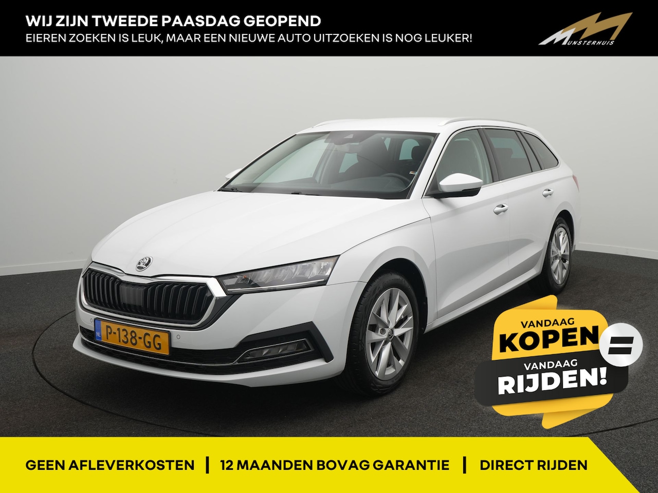 Skoda Octavia Combi - 1.0 TSI Business Edition - Occasion Lease vanaf €459 p/m - RIJKLAARPRIJS - Achteruitrijcam - AutoWereld.nl