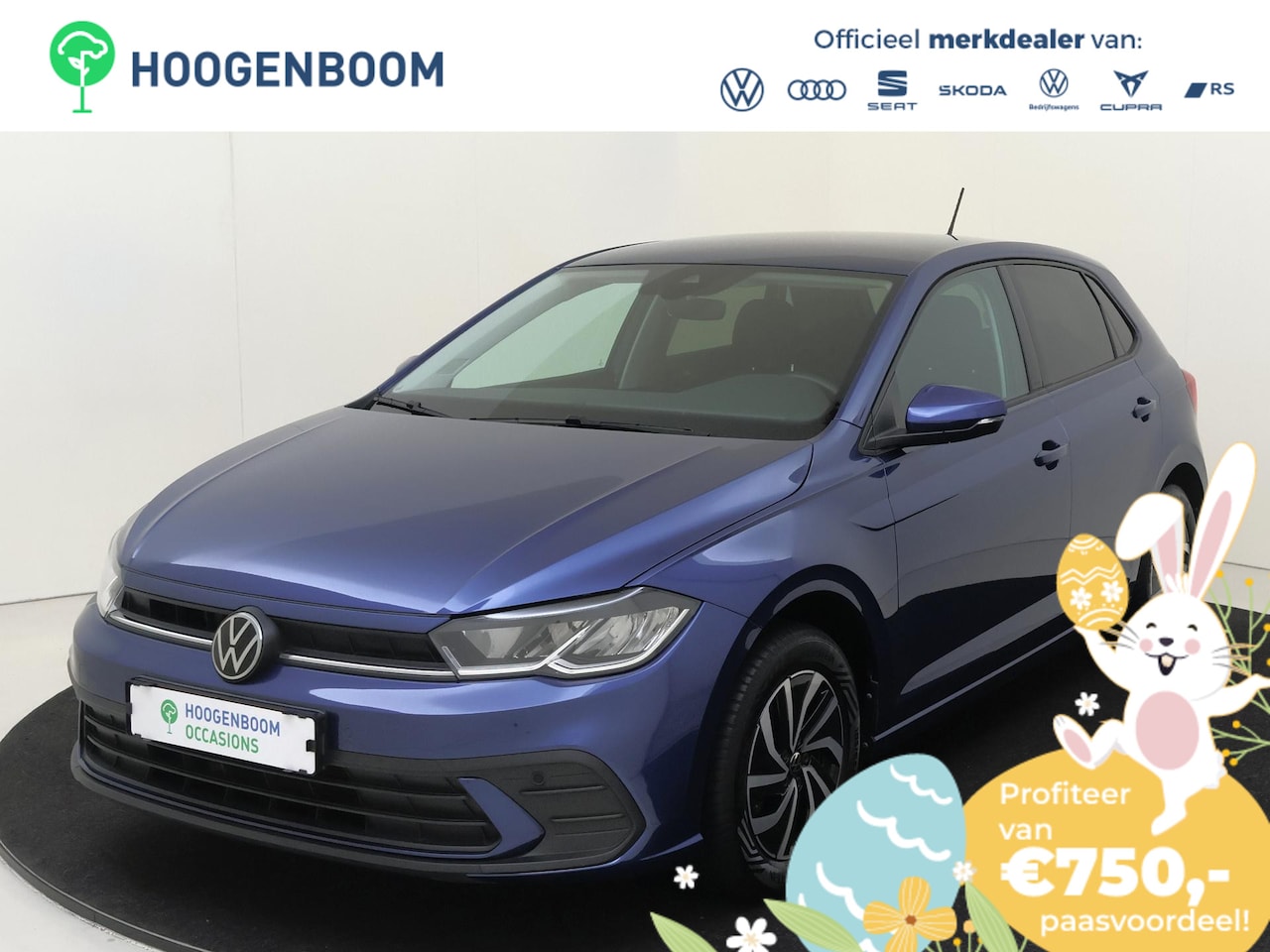 Volkswagen Polo - 1.0 TSI Life | Adaptieve cruise control | Climate control | CarPlay | Parkeersensoren | Bl - AutoWereld.nl