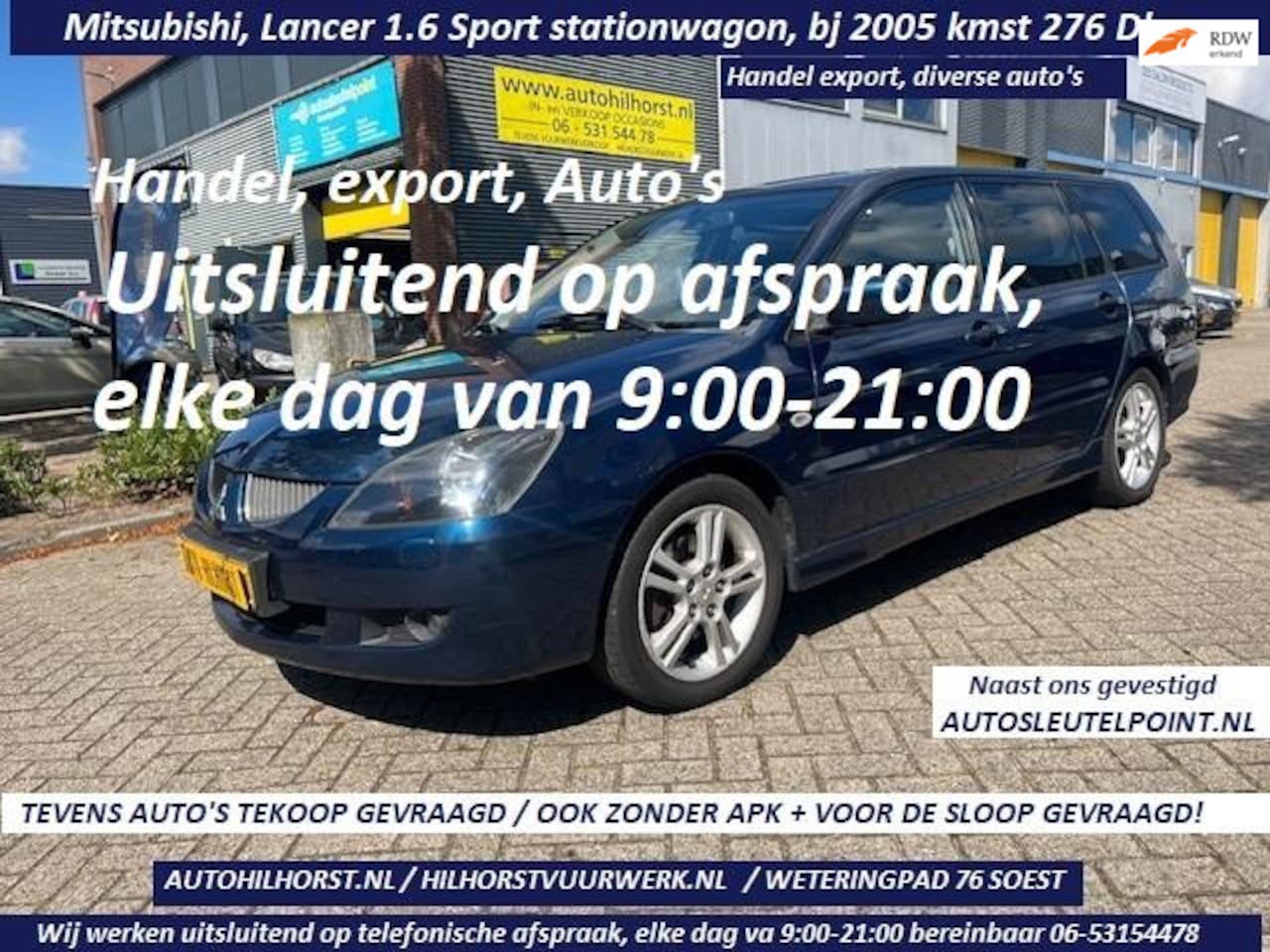 Mitsubishi Lancer Station Wagon - 1.6 Sport 1.6 Sport , Export handel, enz - AutoWereld.nl