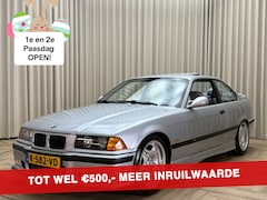 BMW 3-serie Coupé - E36 M3 3.2 Compressor 406 PK / Active Supercharged / Arktissilber / Full Option / Uniek