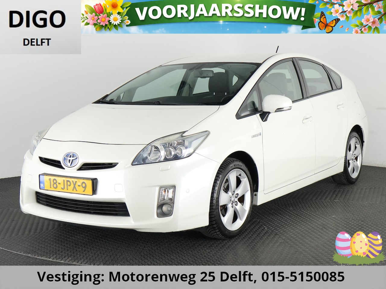 Toyota Prius - 1.8 DYNAMIC NAVI 100% ONDERHOUDEN ZEER ZUINIG. NAVI.CAMERA.CRUISE.CLIMAT CONTROLL - AutoWereld.nl