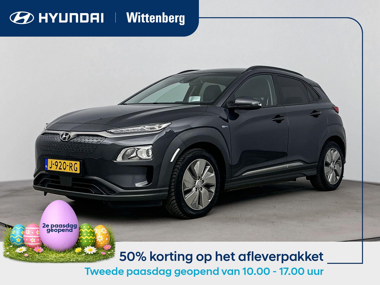 Hyundai Kona Electric - EV Fashion 64 kWh | Soh 95.5% | Head up display | Half leder | Blind Spot | Stoelverwarmin - AutoWereld.nl
