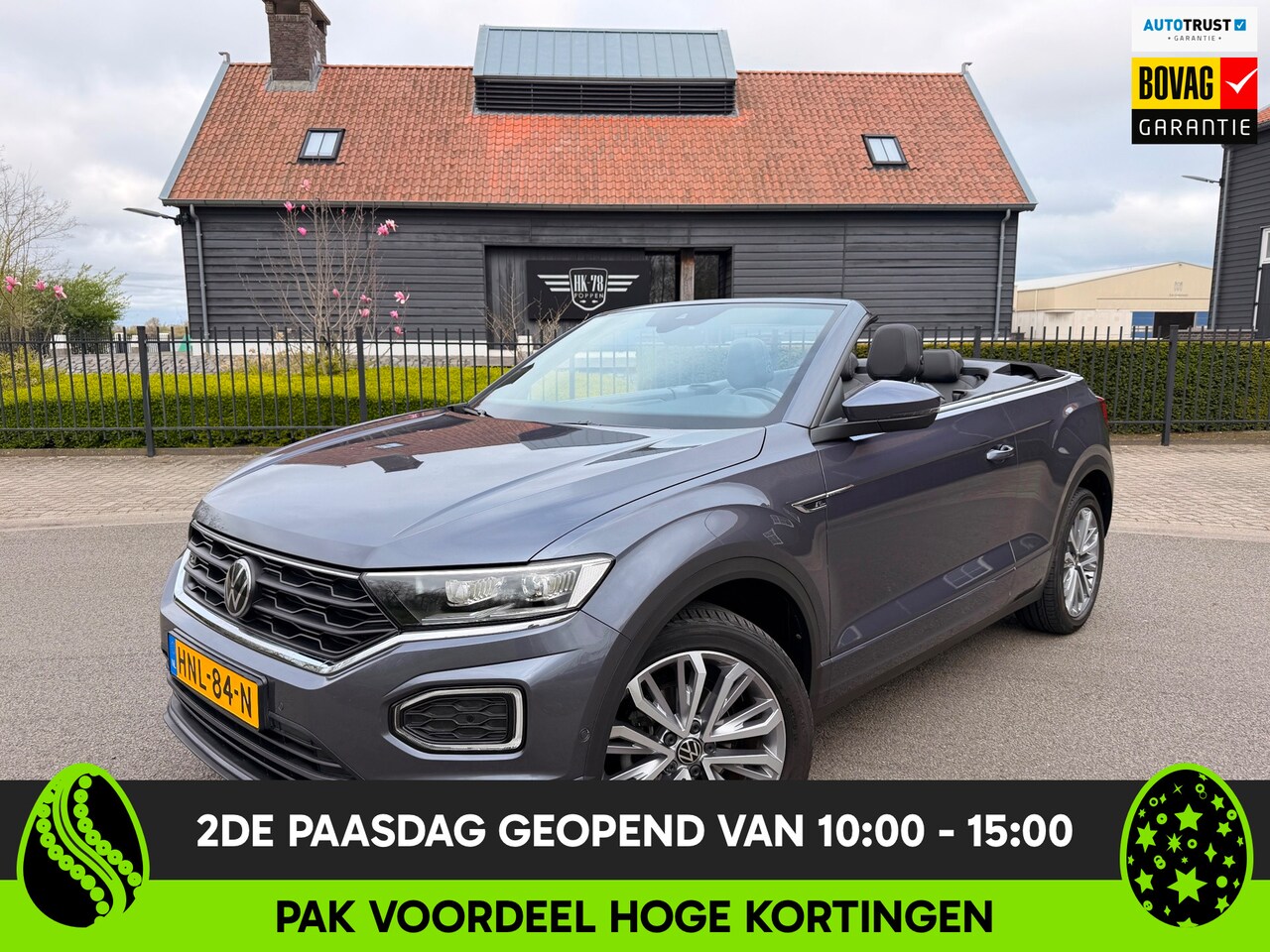 Volkswagen T-Roc Cabrio - 1.5 TSI 150PK 2X R-LINE AUTOMAAT APPLE CARPLAY VIRTUAL COCKPIT CAMERA 27000KM - AutoWereld.nl
