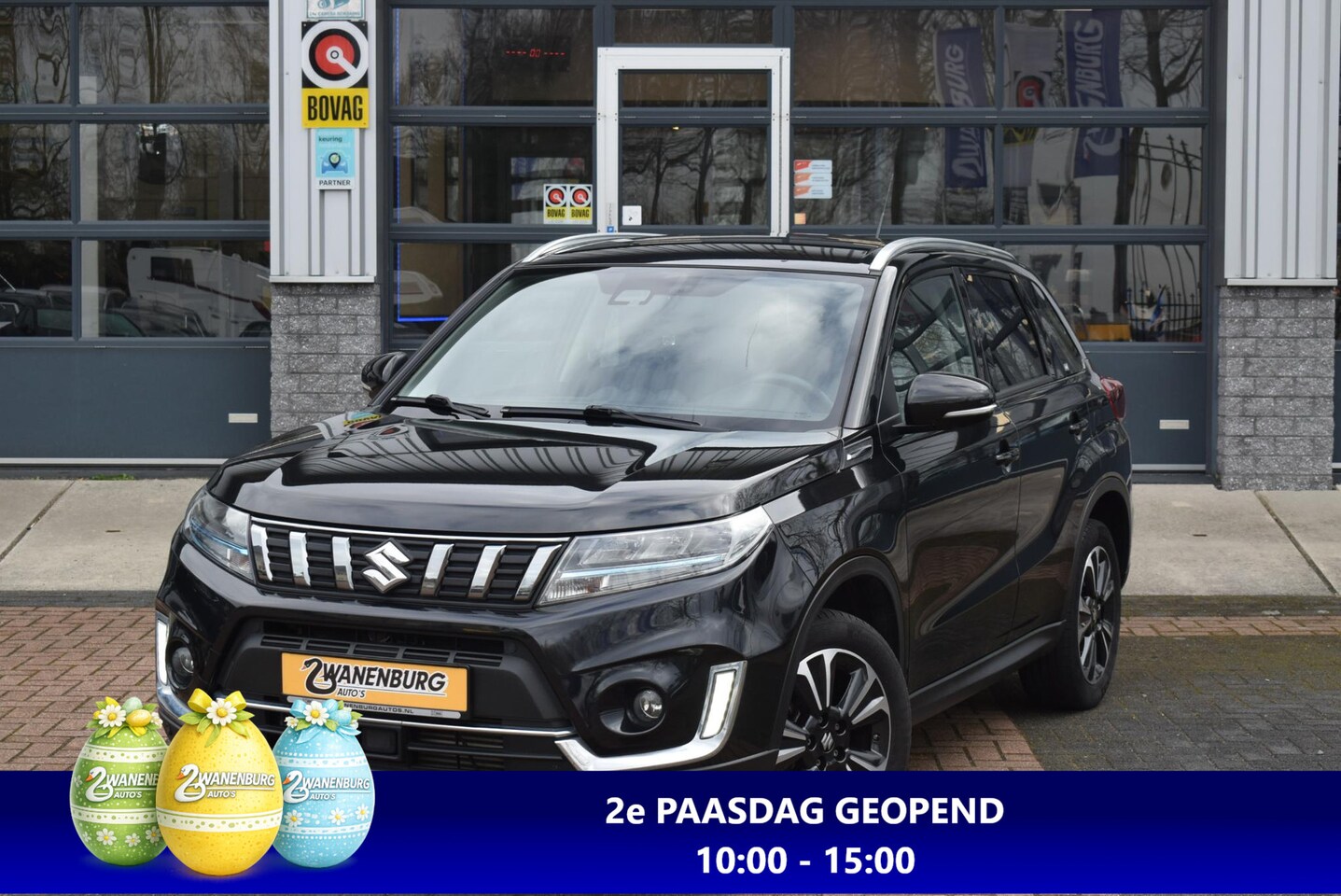 Suzuki Vitara - 1.4 Boosterjet Style Smart Hybrid Navi Leder Airco Camera Km 65.000!! - AutoWereld.nl