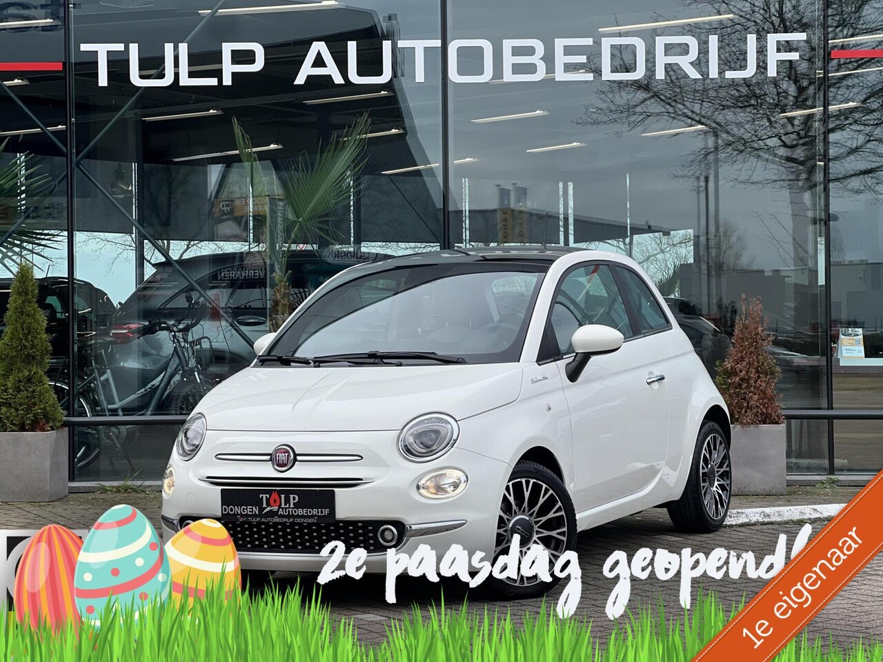 Fiat 500 - 1.0 Hybrid Dolcevita Airco Cruise Pano Halfleder 1eEig - AutoWereld.nl
