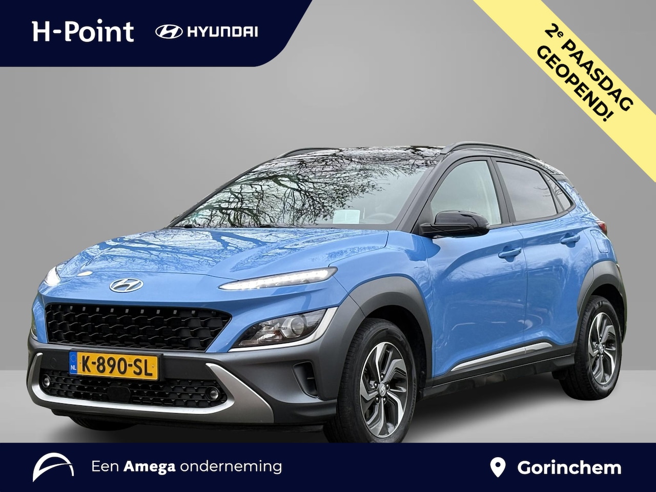Hyundai Kona - Fashion 1.6 GDI HEV 140pk | NAVI | STOELVERW. | CAMERA | APPLE CARPLAY / ANDROID AUTO | L - AutoWereld.nl