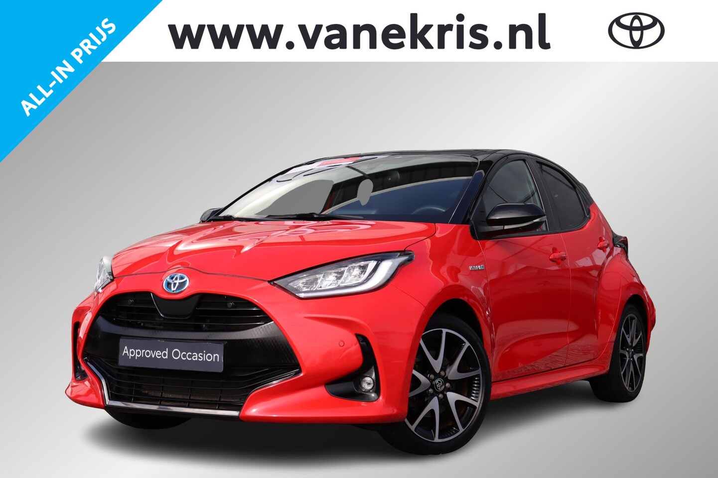 Toyota Yaris - 1.5 Hybrid Launch Edition 17"lm Velgen, Led, JBL, HUD,BSM - AutoWereld.nl