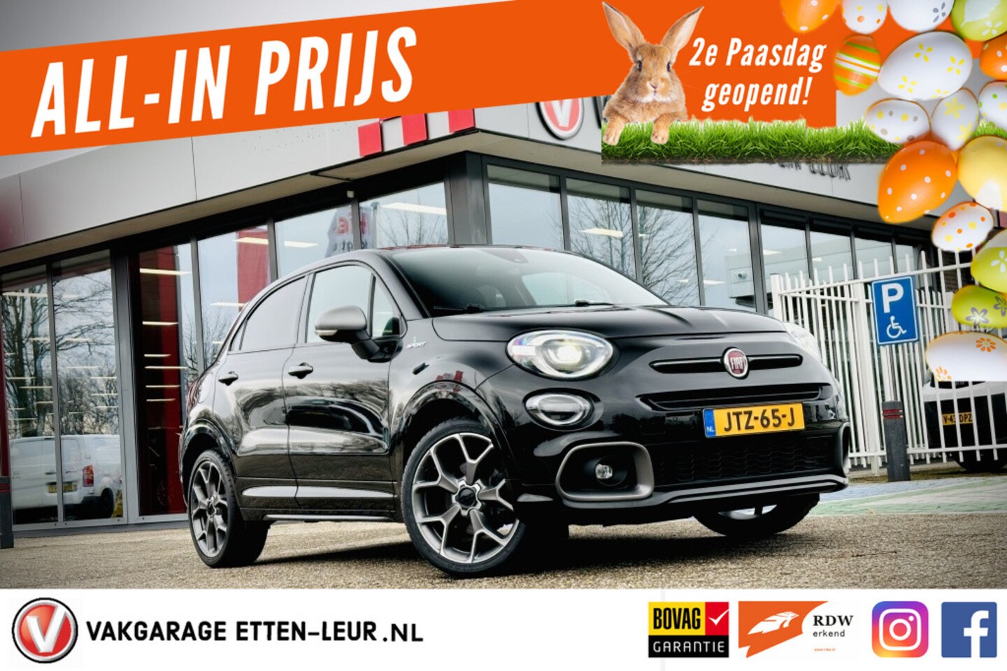 Fiat 500 X - 1.3 150PK Sport | CAMERA | CARPLAY + ANDROID | ADAPTIEVE CRUISE - AutoWereld.nl