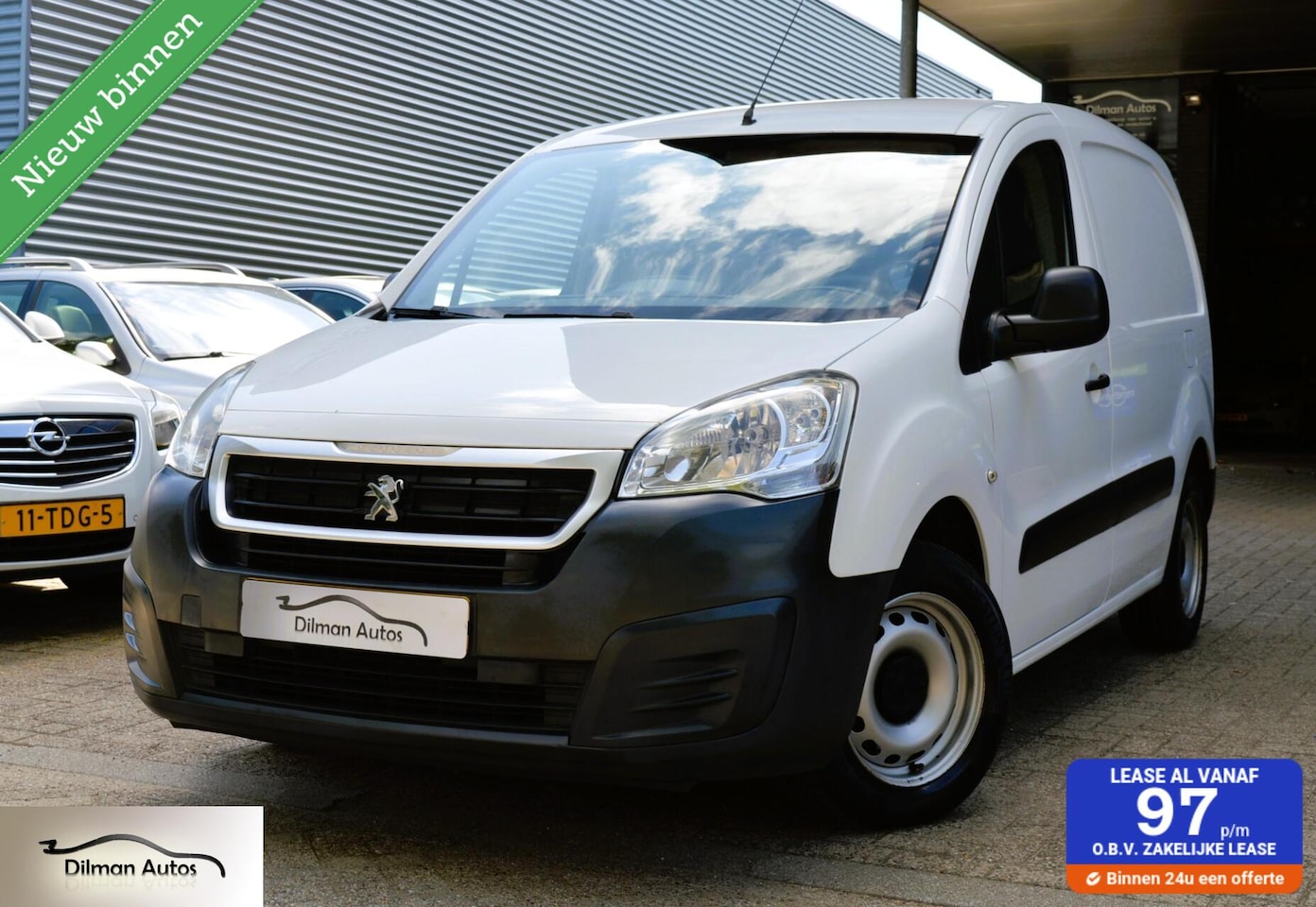 Peugeot Partner - bestel 120 1.6 BlueHDi 75 L1 XR|Airco|Cruise - AutoWereld.nl