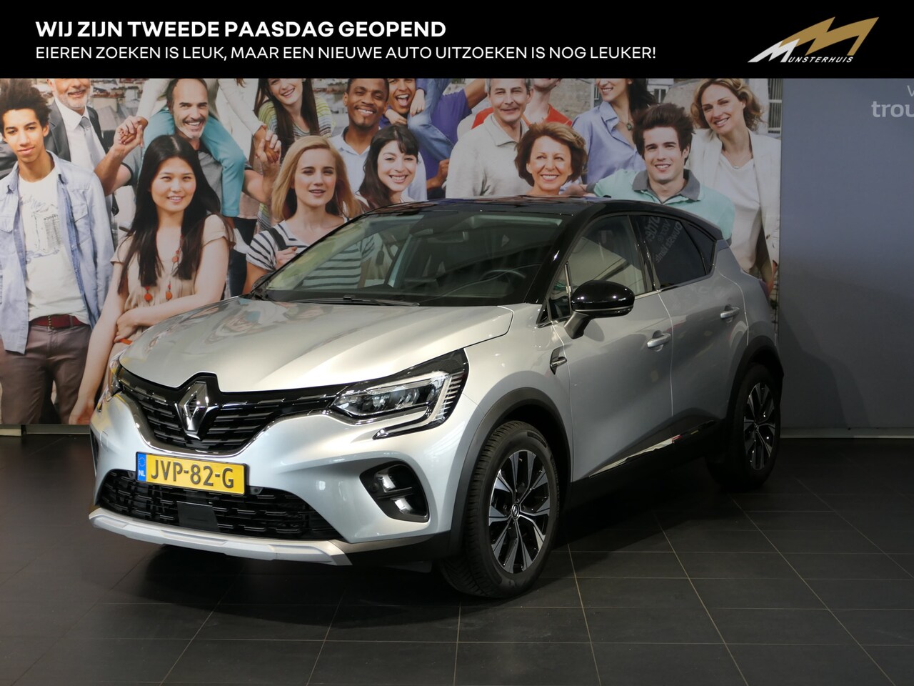 Renault Captur - 1.6 E-Tech Hybrid 145 Intens - Occasion Lease vanaf €429 p/m - Groot scherm - Navi - Senso - AutoWereld.nl