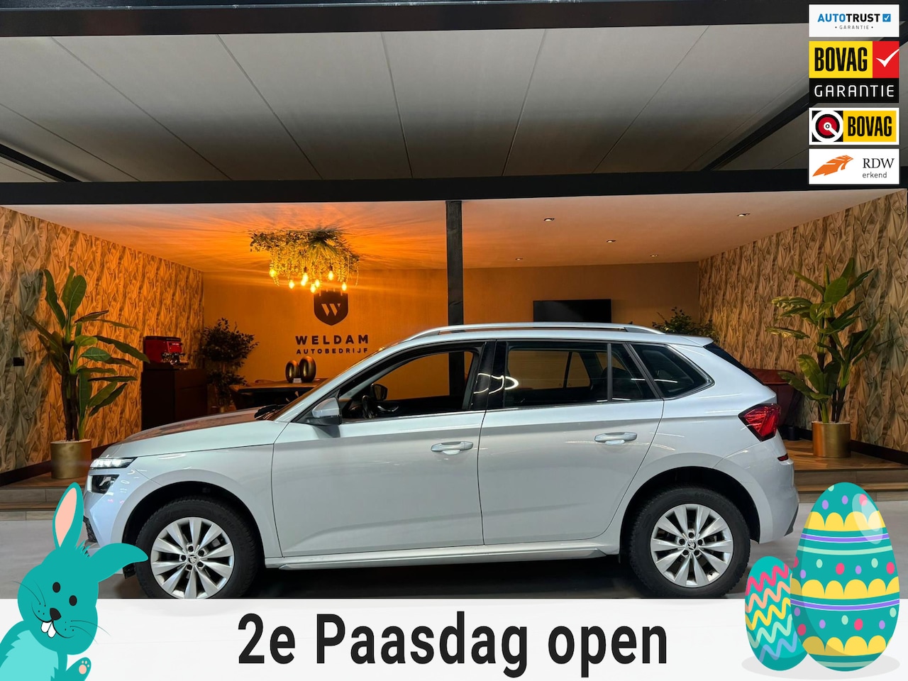 Skoda Kamiq - 1.0 TSI Sport Business Garantie Carplay StoelVW Lane Ass Front Ass DAB Cruise Clima Navi L - AutoWereld.nl