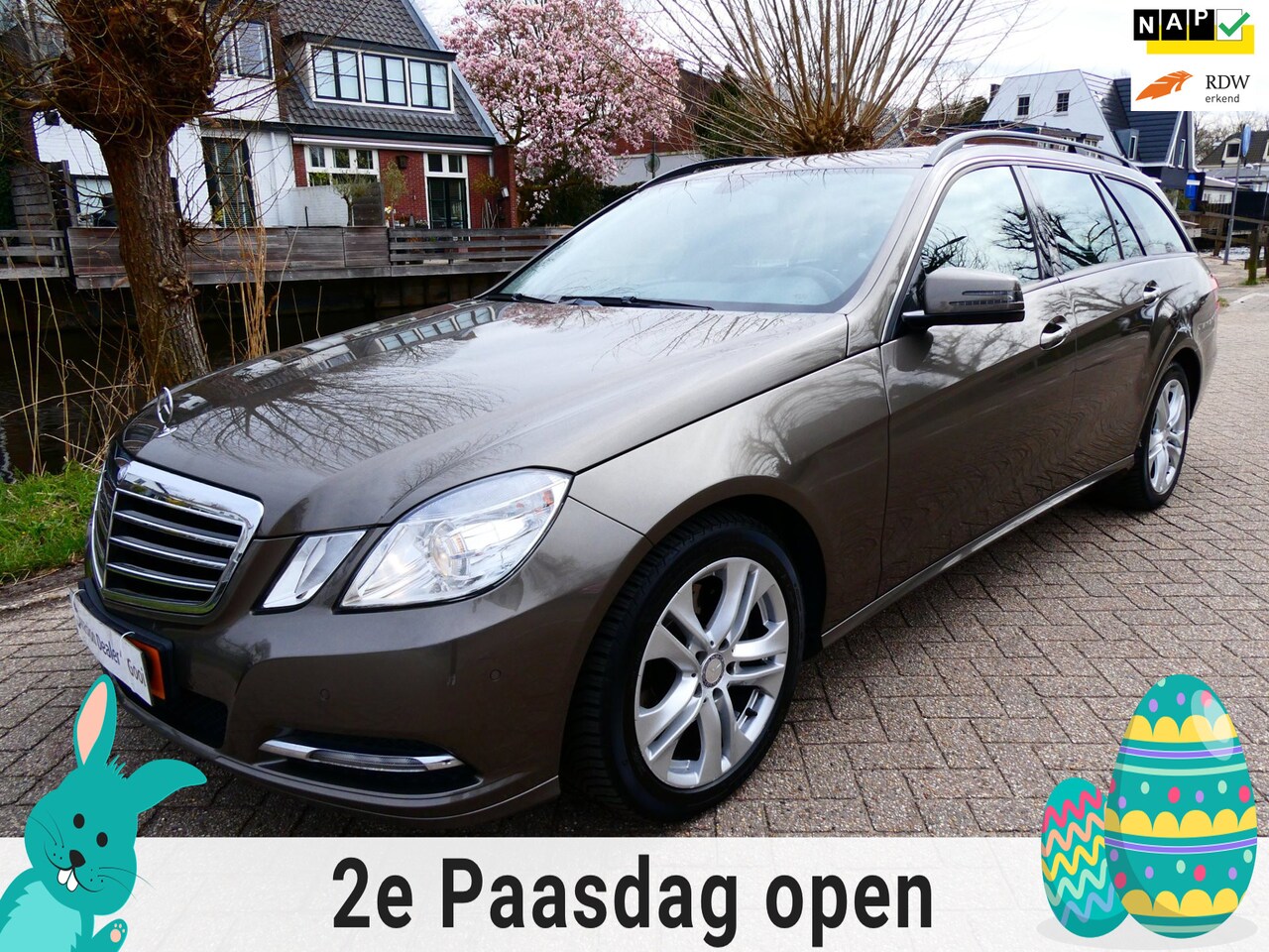 Mercedes-Benz E-klasse Estate - 200 CGI Ed.125 Sport 184pk Aut. Clima LED Leder Navi - AutoWereld.nl