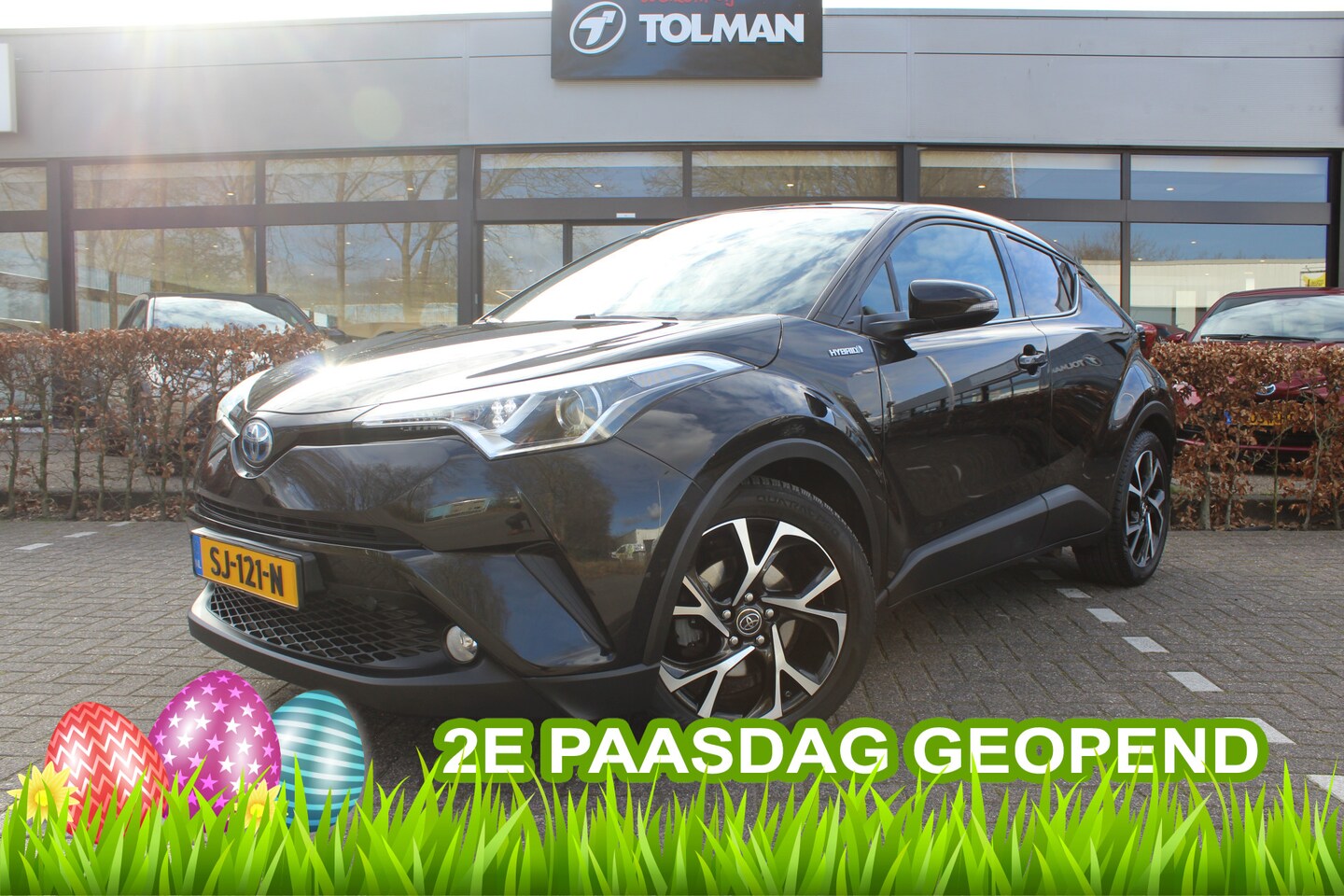 Toyota C-HR - 1.8 Hybrid Dynamic 2e Paasdag open van 10:00 - 15:00 | Rijklaar | Trekhaak | NL-auto | Dea - AutoWereld.nl
