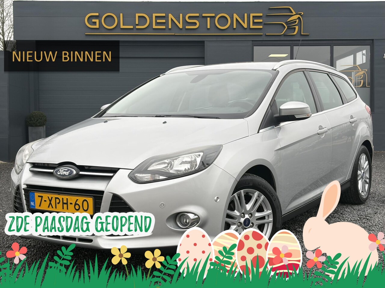 Ford Focus Wagon - 1.0 EcoBoost Edition Plus 1e Eigenaar,Navi,Clima,Cruise,125pk,Pdc V+A,Lm velgen,6 Bak,N.A. - AutoWereld.nl
