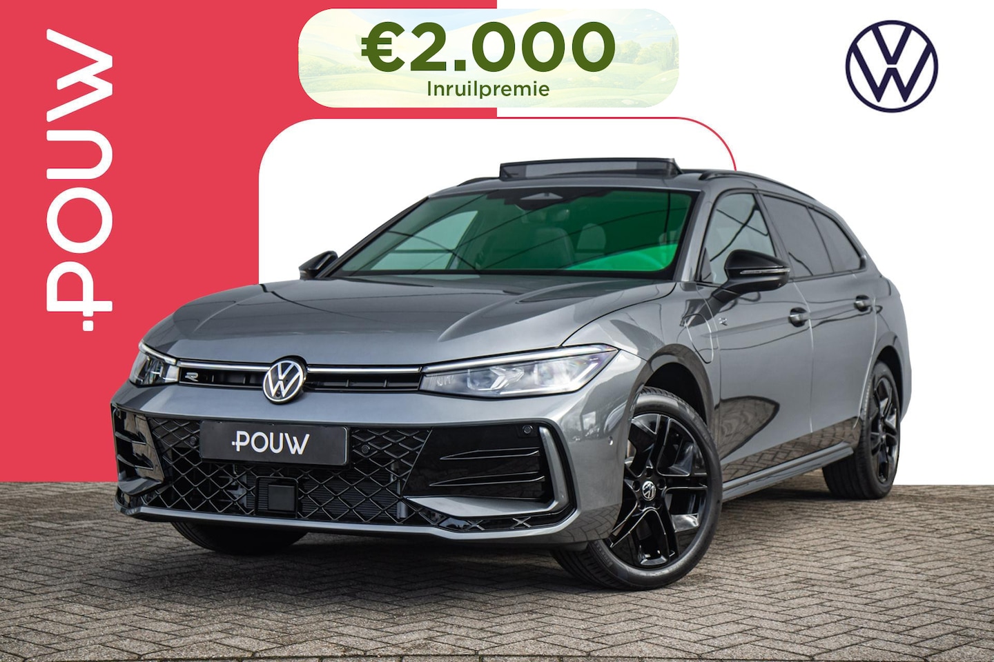 Volkswagen Passat Variant - 1.5 eHybrid 204pk R-Line Edition | Velgen 18'' | Trekhaak Uitklapbaar | Romdomzichtcamera - AutoWereld.nl