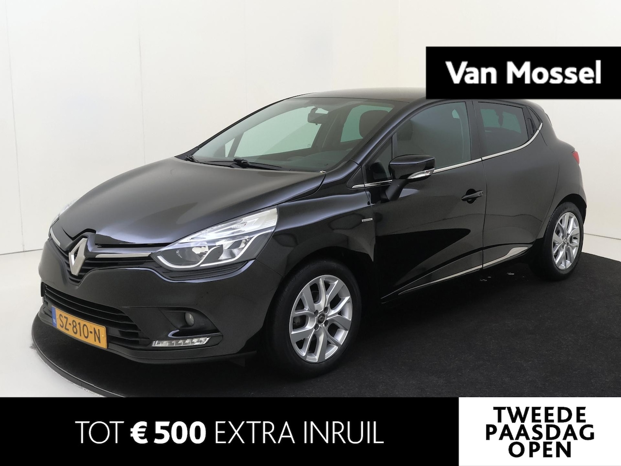 Renault Clio - 0.9 TCe Limited airco | cruise control | lichtmetalen velgen 16"| navigatiesysteem full ma - AutoWereld.nl