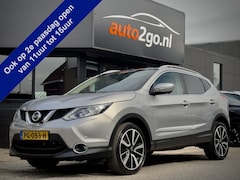 Nissan Qashqai - 1.2 AUT TEKNA PANODAK LEDER NAVI CAMERA AIRCO LED 19 INCH-LMV PDC
