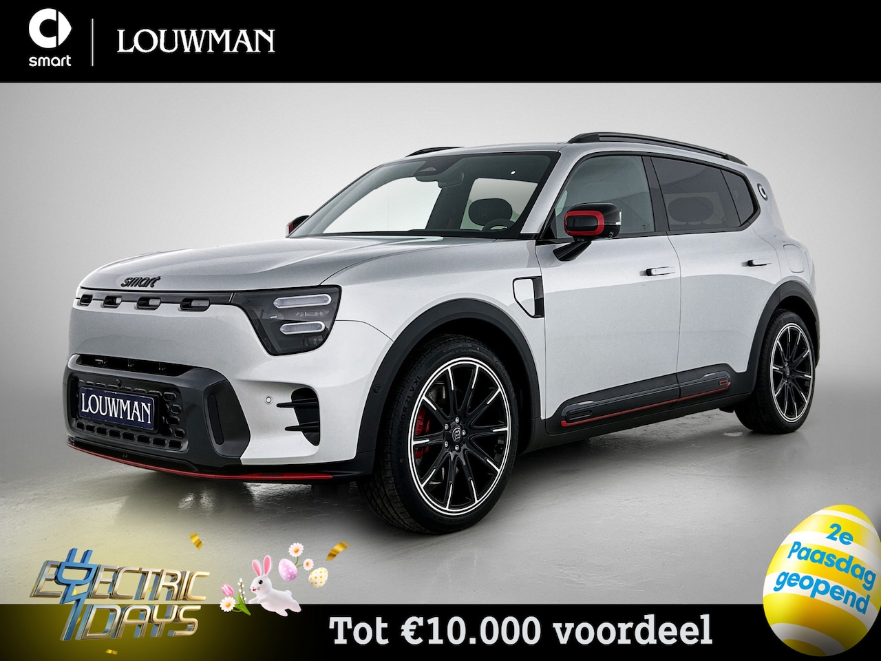 Smart #5 - Brabus 100 kWh | VAN € 63.460 NAAR € 53.450 | smart-paasweekend - AutoWereld.nl