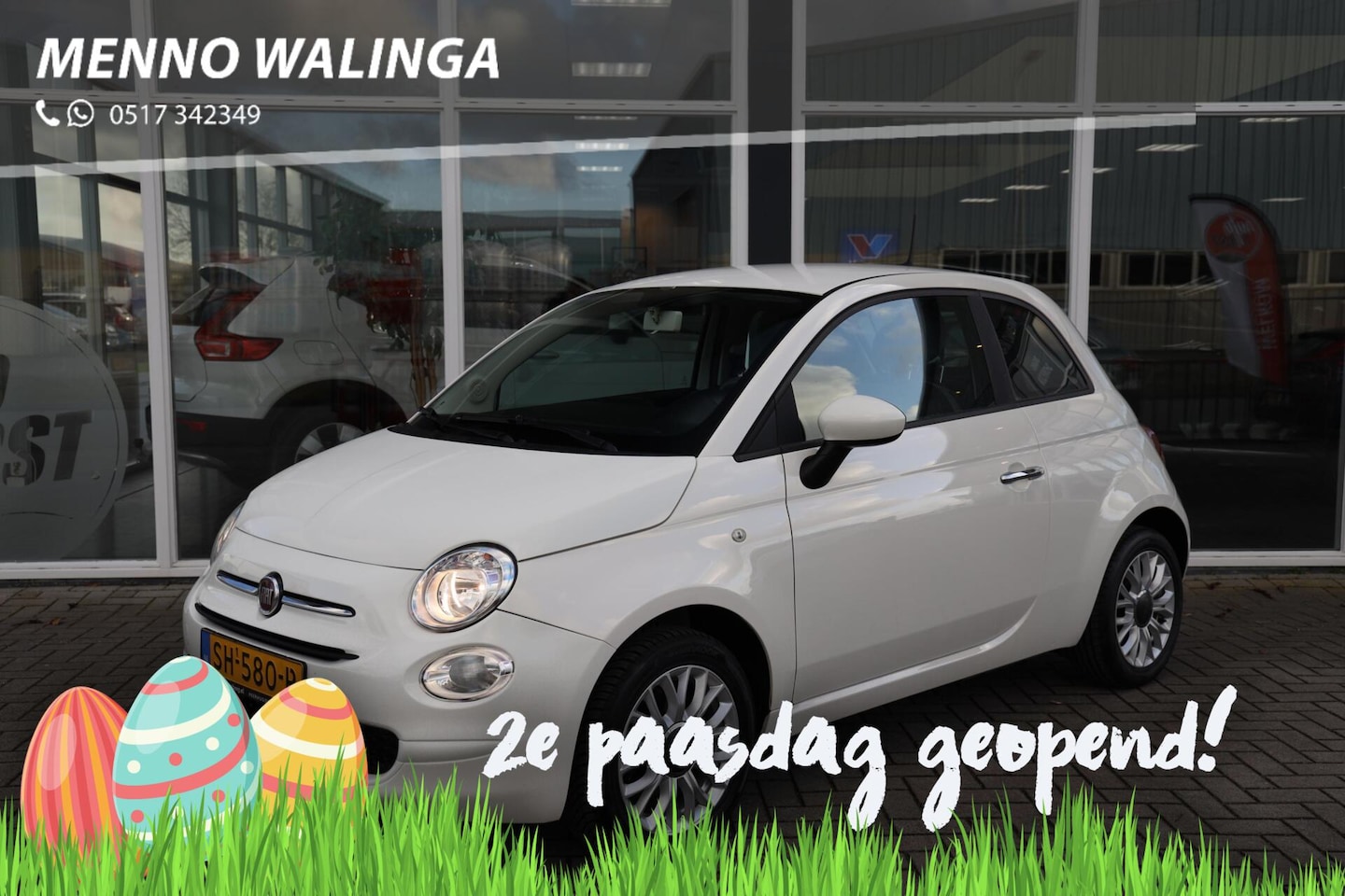 Fiat 500 - 1.2 Lounge|Cruise control|Airco|Elek. Ramen| - AutoWereld.nl
