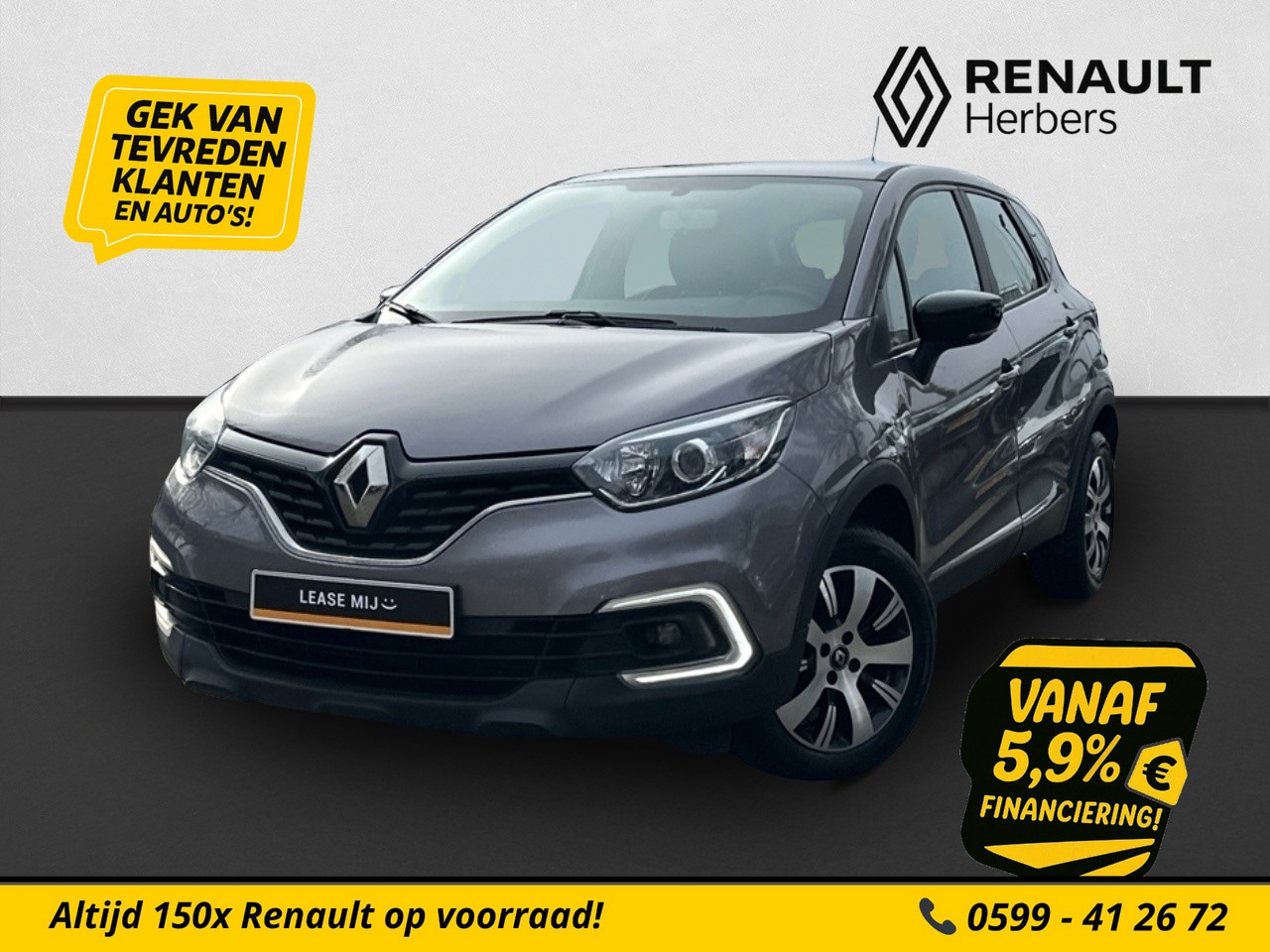 Renault Captur - 0.9 TCe Zen CRUISE / PDC ACHTER / NAVI / ALL SEASON - AutoWereld.nl