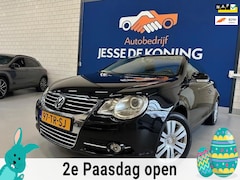 Volkswagen Eos - 1.6-16v FSI cabriolet/ bj.2007 / kleur: zwart/ climate /sportvelgen/stereo scherm/6 bak/AP