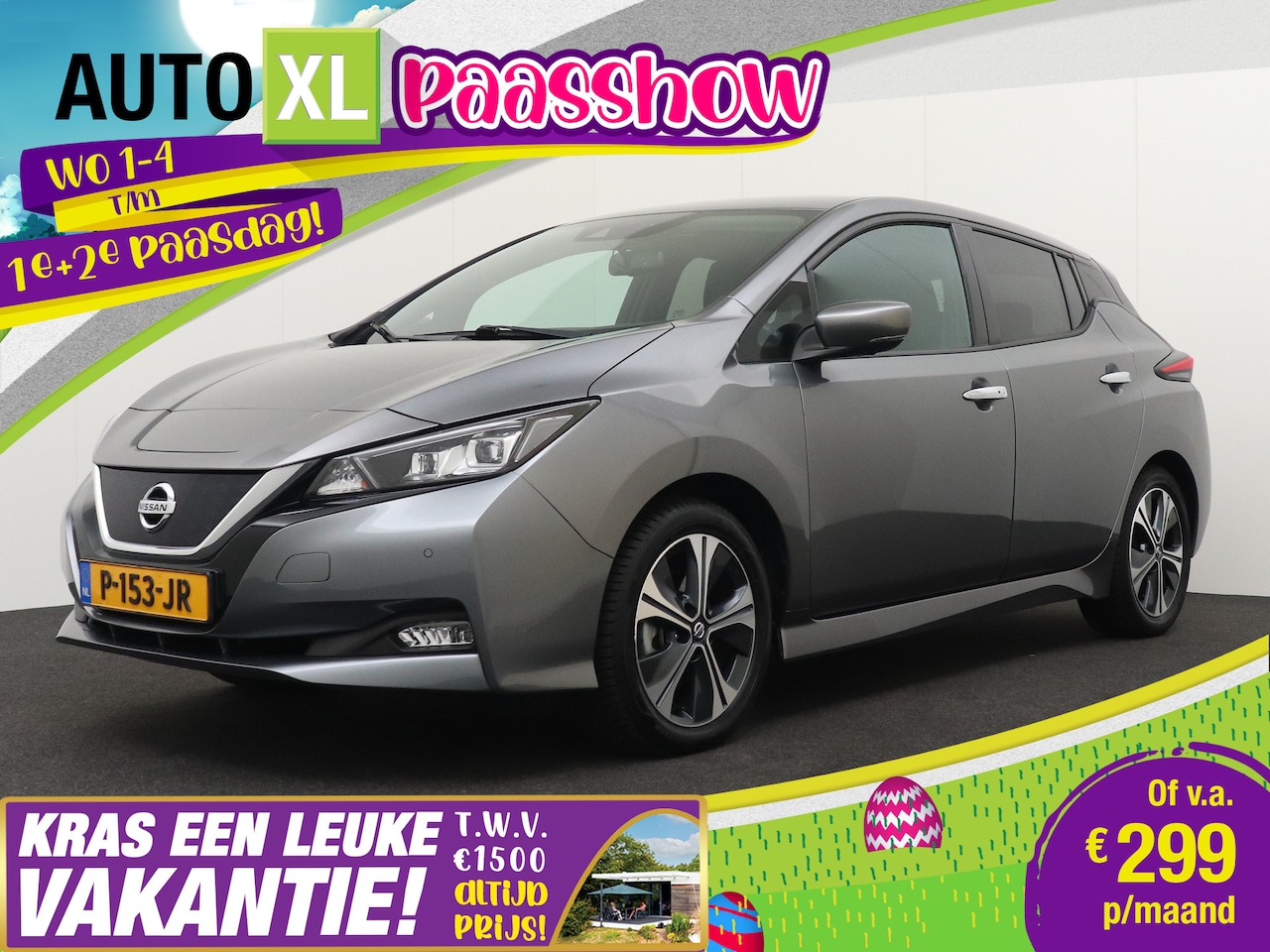 Nissan LEAF - N-Connecta 40 kWh Adapt. Cruise Warmtepomp 360* Camera - AutoWereld.nl