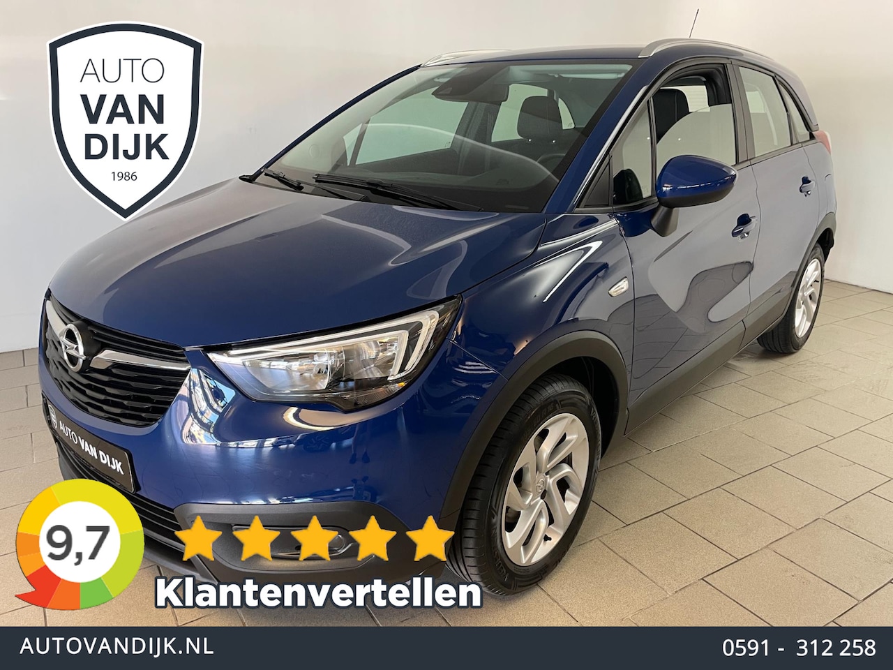 Opel Crossland X - 1.2 Innovation AIRCO NAVI CRUISE APPLE CARPLAY PDC VELGEN 2E EIG NIEUWSTAAT - AutoWereld.nl