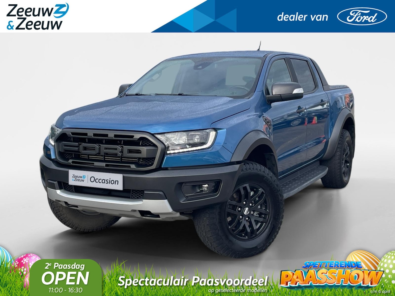 Ford Ranger Raptor - 2.0 EcoBlue 213 pk Automaat | Double Cab omgebouwd naar 2 persoons uitvoering | Rollertop - AutoWereld.nl