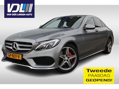 Mercedes-Benz C-klasse - 200 Prestige AMG Pakket Leder stoel + verwarmd l Navi l Voor en Achter sensoren l cruise c