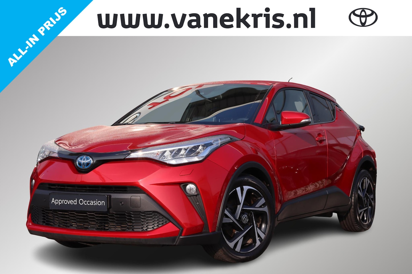 Toyota C-HR - 1.8 Hybrid Style Limited, BSM, NAVI, Apple Carplay, Android Auto, Parkeercamera! - AutoWereld.nl