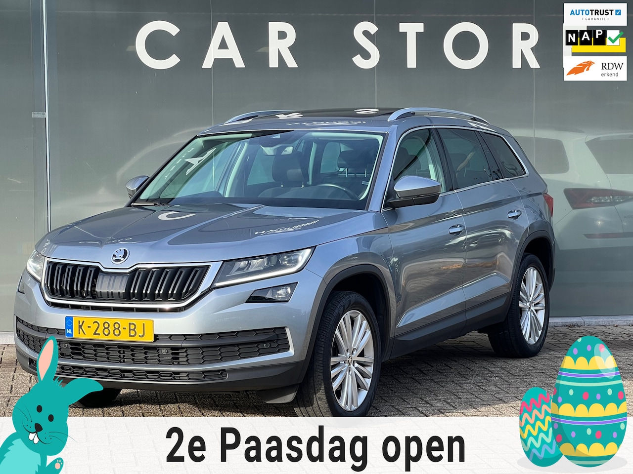 Skoda Kodiaq - 1.5 TSI DSG 7p. PANORAMADA DAK CAMERA ADAPT. CRUISE TREKHAAK - AutoWereld.nl