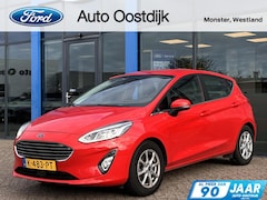 Ford Fiesta - 1.0 EcoBoost Titanium 125PK Automaat Adaptieve Cruise Camera Blind-Spot Climate Privacy Gl