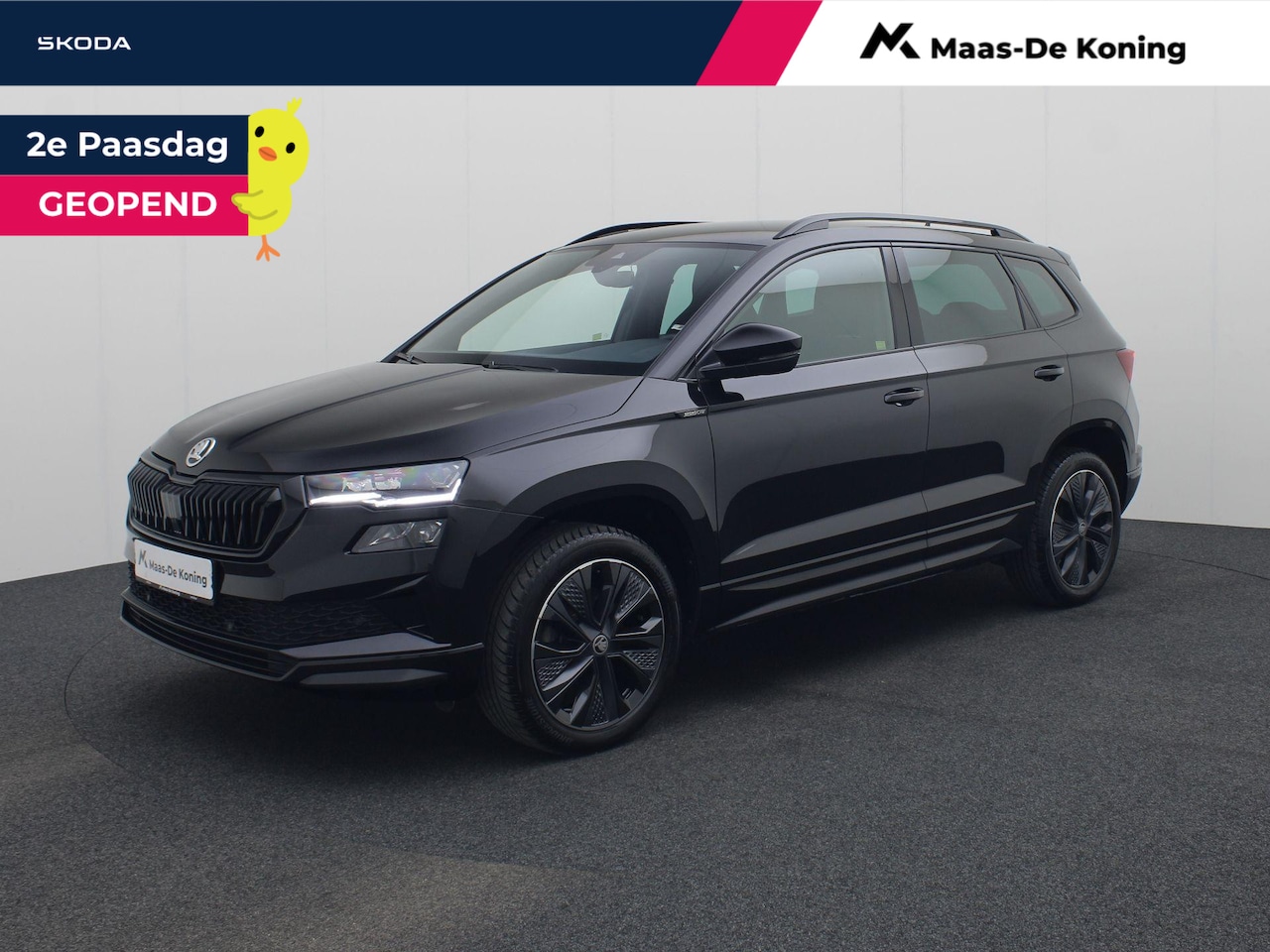 Skoda Karoq - 1.5TSI/150PK ACT Sportline DSG · Navigatie · Trekhaak · Apple/Android Car Play · Camera · - AutoWereld.nl