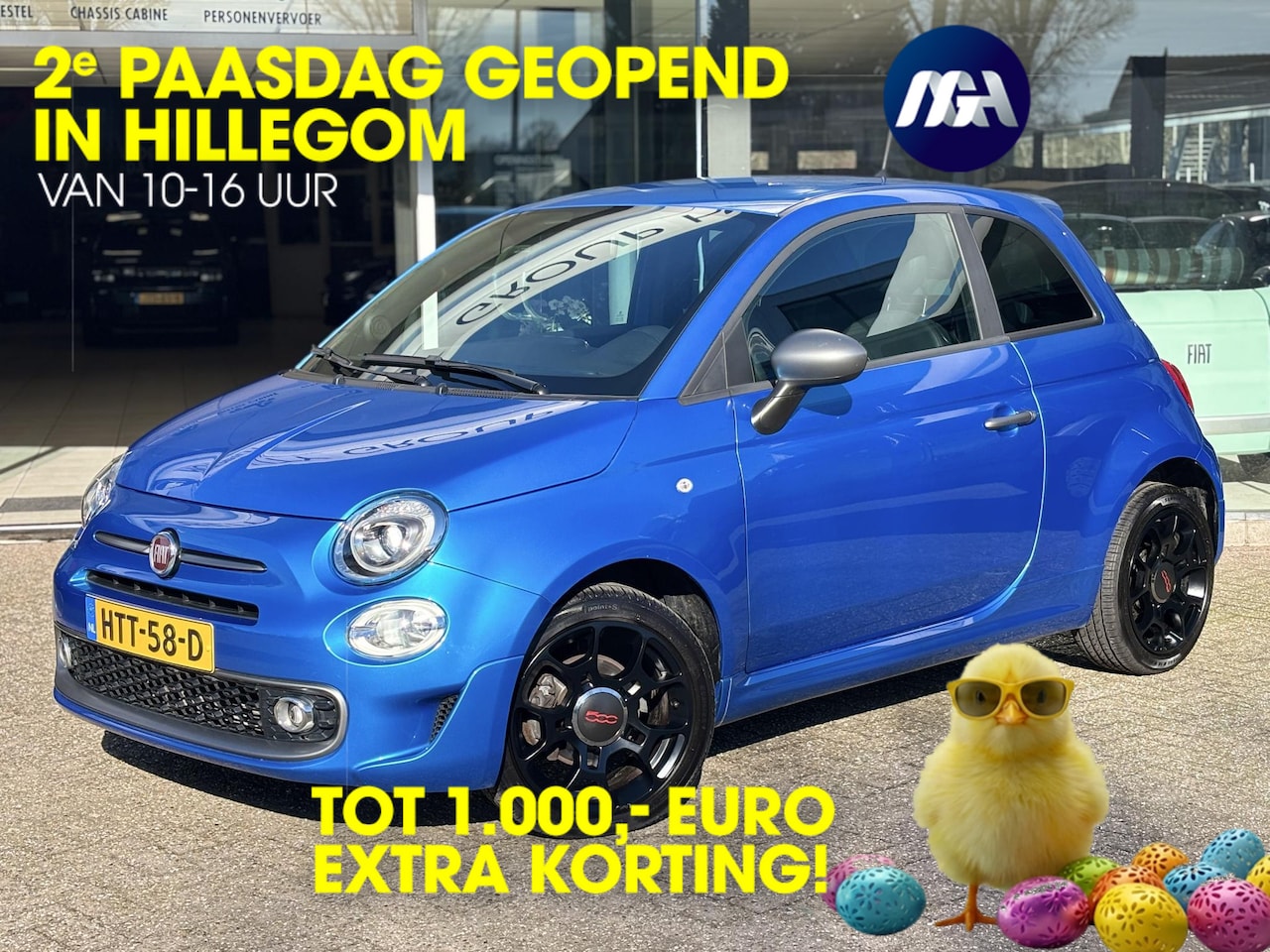 Fiat 500 - 1.2 Popstar | Airco | Navi | Cruise control - AutoWereld.nl