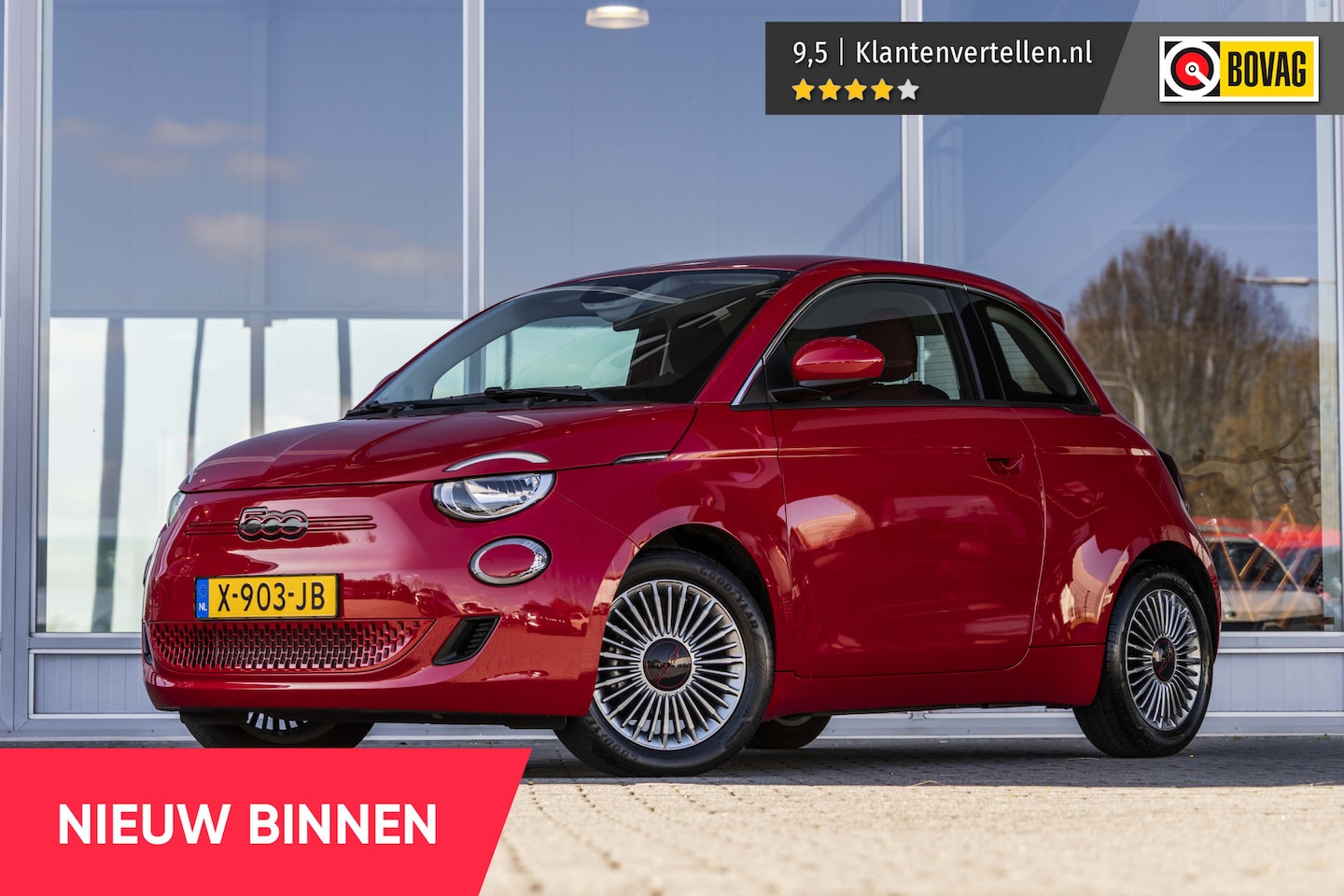 Fiat 500 - RED 24 kWh | SOH 95% | Camera - AutoWereld.nl