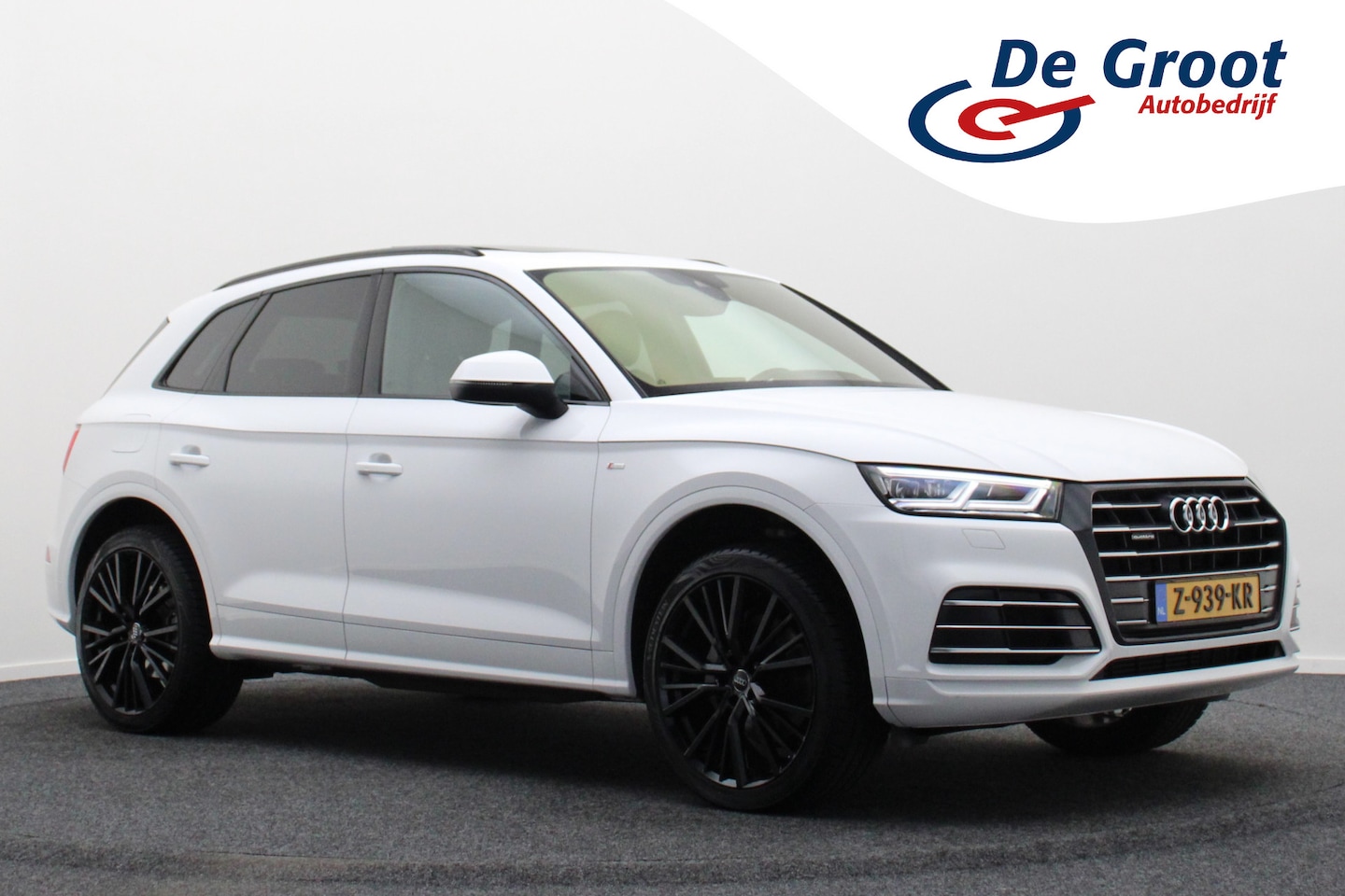 Audi Q5 - 55 TFSI e Quattro Plug-in Hybrid Competition S-Line Leer, Panoramadak, Cruise, Apple Carpl - AutoWereld.nl