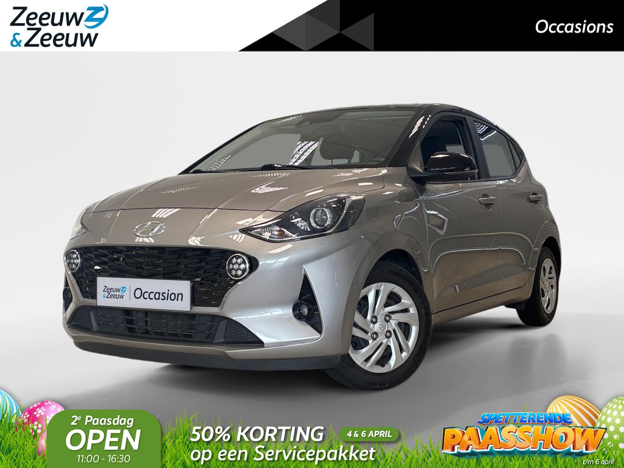 Hyundai i10 - 1.0 PREMIUM | NAVI | CAMERA | TWO TONE | DEALERONDERHOUDEN | - AutoWereld.nl