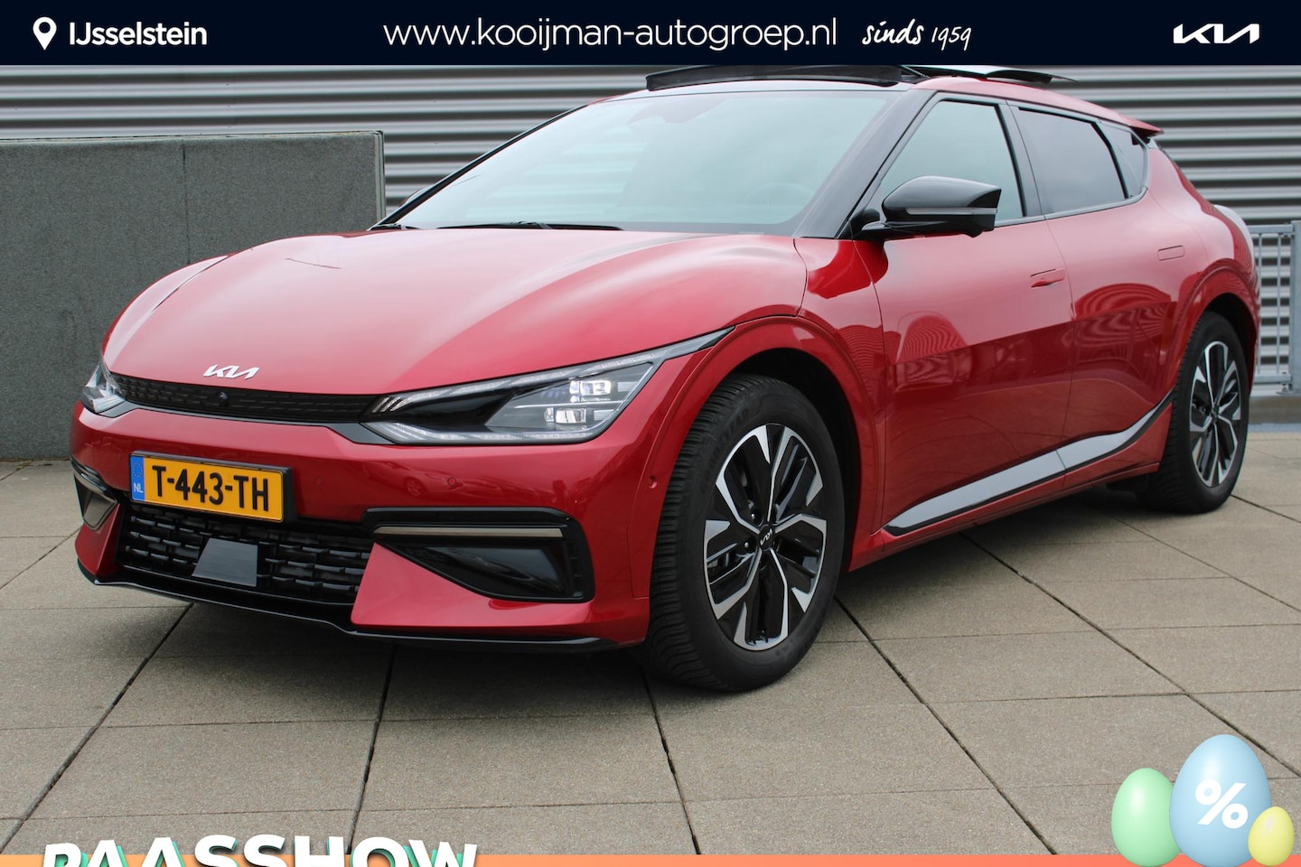 Kia EV6 - GT-Line 77.4 kWh SCHUIFDAK, TREKHAAK 1600KG TREKGEWICHT, LEDER, ALARM - AutoWereld.nl