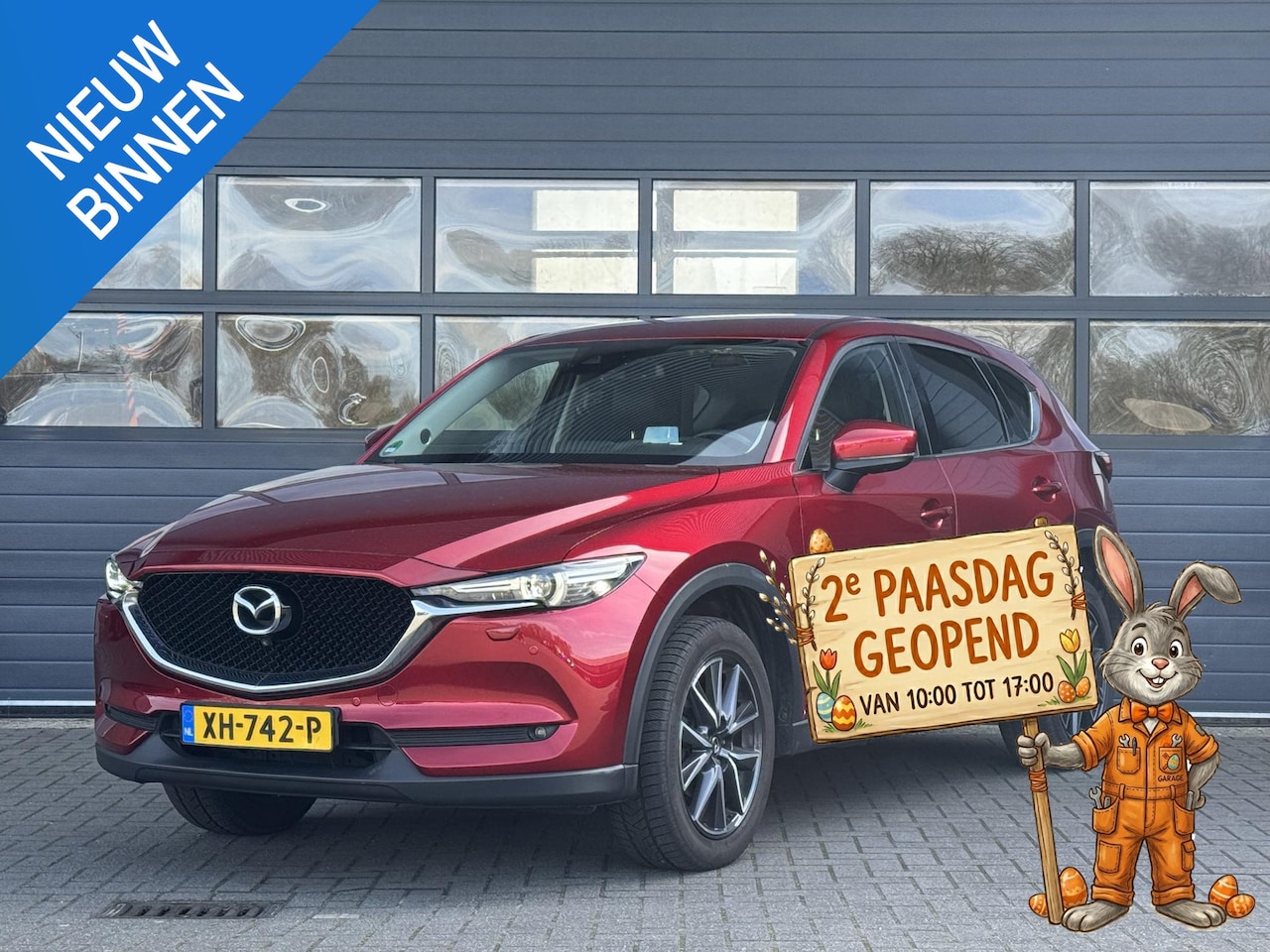 Mazda CX-5 - 2.0 SKYACTIV-G 165 SKYLEASE LUXURY I 2e PAASDAG OPEN I AUTOMAAT I TREKHAAK I 360° CAMERA I - AutoWereld.nl