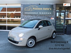 Fiat 500 - 1.2 Lounge Cappuccino, Leer, City, Automaat, Multistuur, Onderhouden