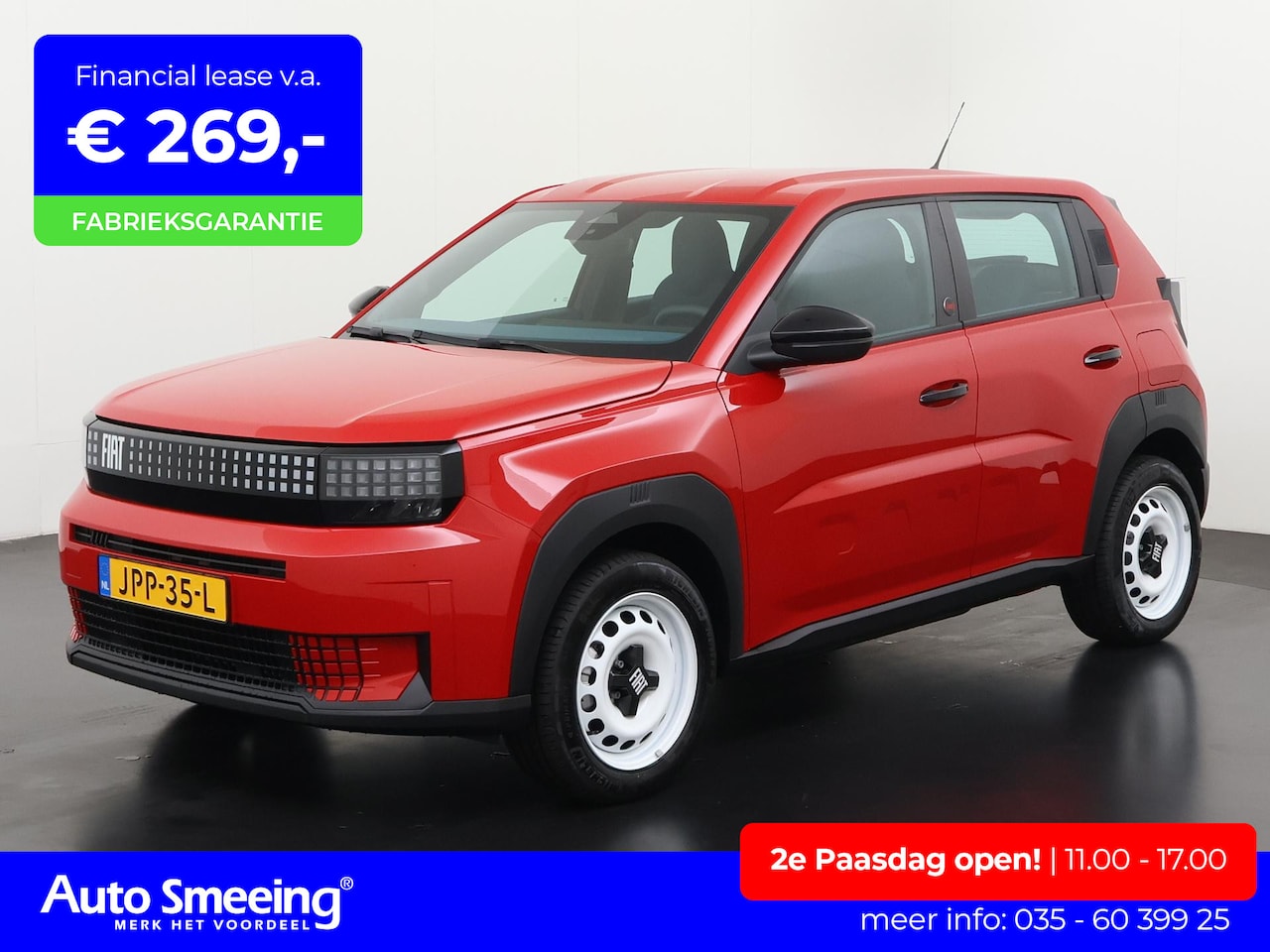 Fiat Grande Panda - RED 11kW 44kWh | Digital Cockpit | Apple/Android Carplay | Parkeersensor V/A | LED | Zonda - AutoWereld.nl