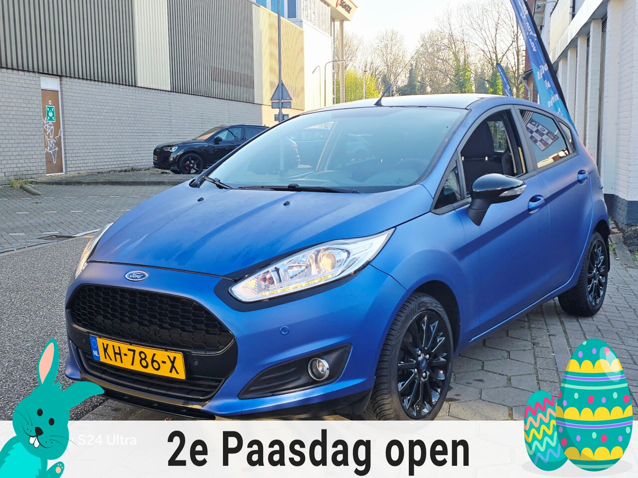Ford Fiesta - 1.0 Style Ultimate*zeer nette auto*dealer onderhoud*nap*apk*airco*gewarpt blouw mat*velgen - AutoWereld.nl