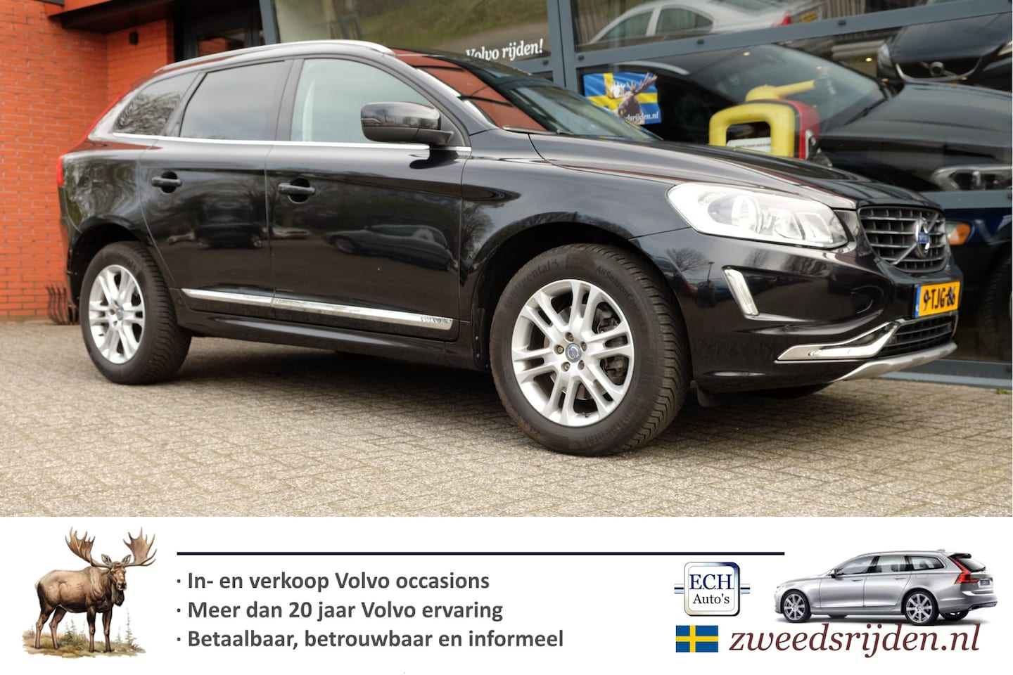 Volvo XC60 - 2.0 T5 245 pk Aut. Leer, Trekhaak, Stoelverwarming - AutoWereld.nl
