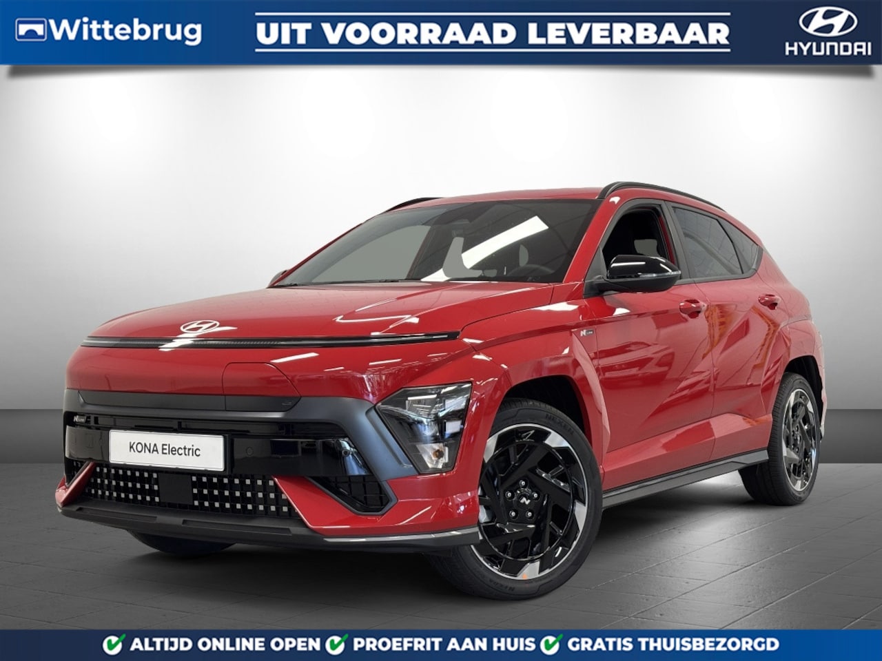 Hyundai Kona Electric - N Line Business 64.8 kWh Volledig Elektrish, Fiscaal aantrekkelijk, Navigatie en 360 grade - AutoWereld.nl