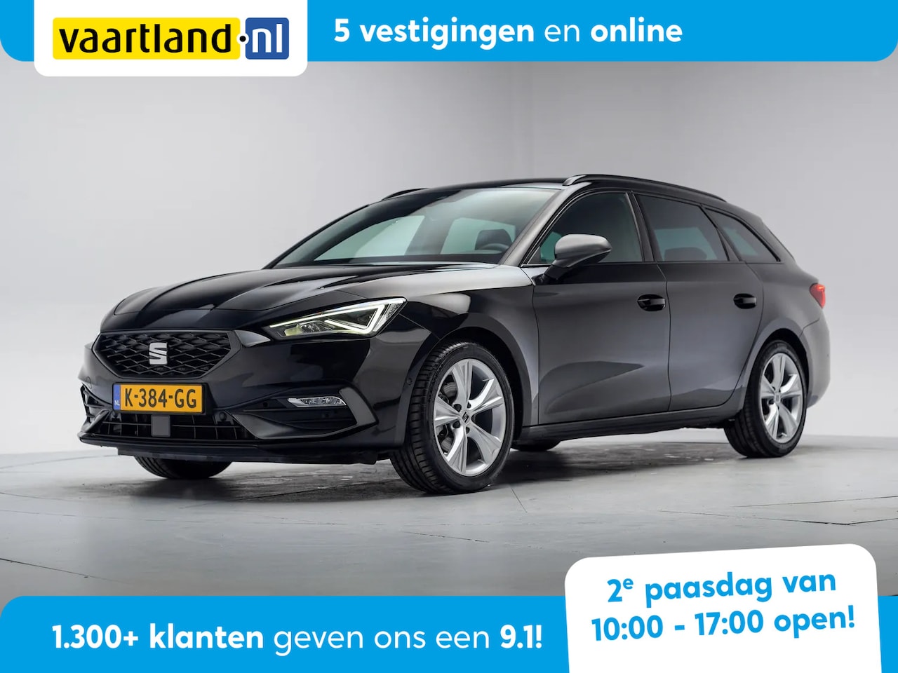SEAT Leon - 1.5 eTSI FR Launch Edition Aut. [ Navi Virtual Sfeerverlichting Trekhaak ] - AutoWereld.nl