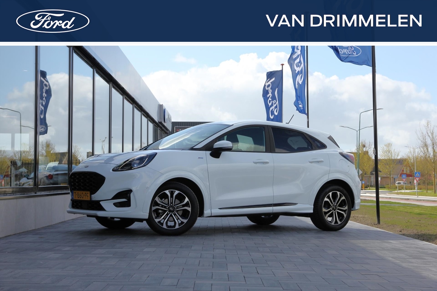 Ford Puma - 1.0i Ecoboost Hybrid 125pk Aut ST-Line | Frozen White | Driver Assist Pack | Winter Pack - AutoWereld.nl