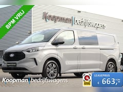 Ford Transit Custom - 300 2.0TDCI 136pk L2H1 Limited DC | Trekhaak | Driver Assist | Keyless | Carplay/Android |