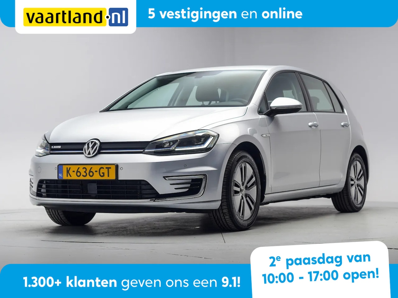 Volkswagen e-Golf - E-DITION [ Navi Adapt.cruise Led ] - AutoWereld.nl