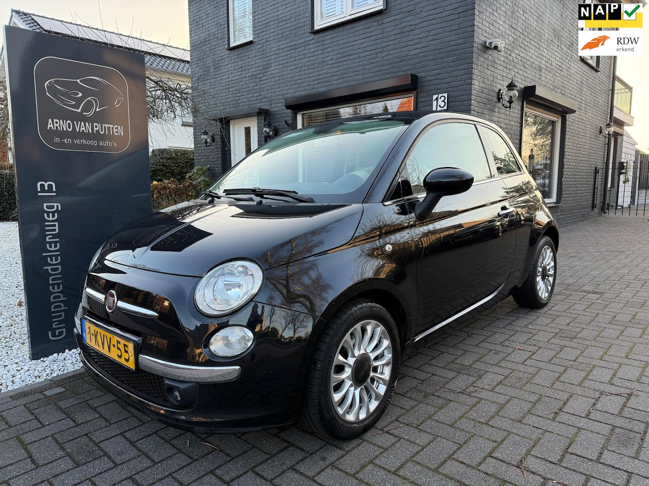 Fiat 500 - 0.9 TwinAir Lounge Automaat met panodak - AutoWereld.nl